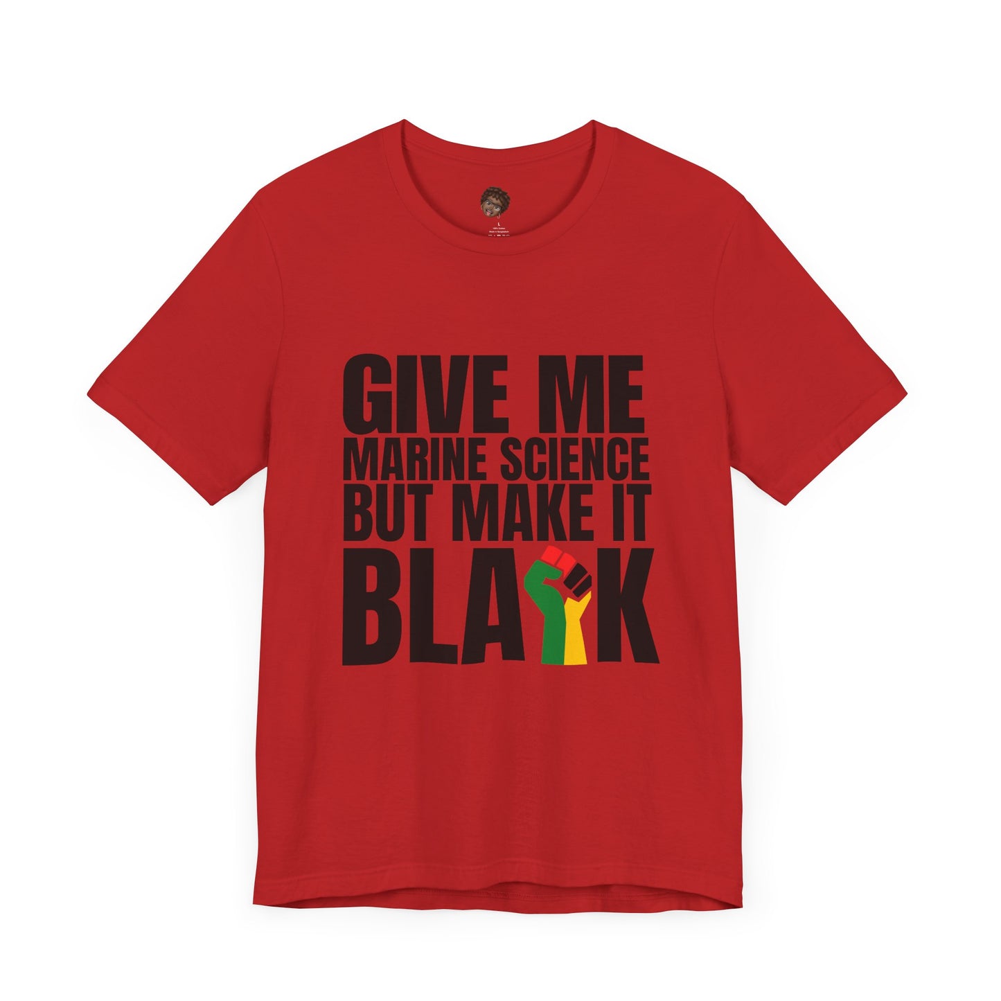 Dr. T Shirts: "Give me marine science but make it Black"