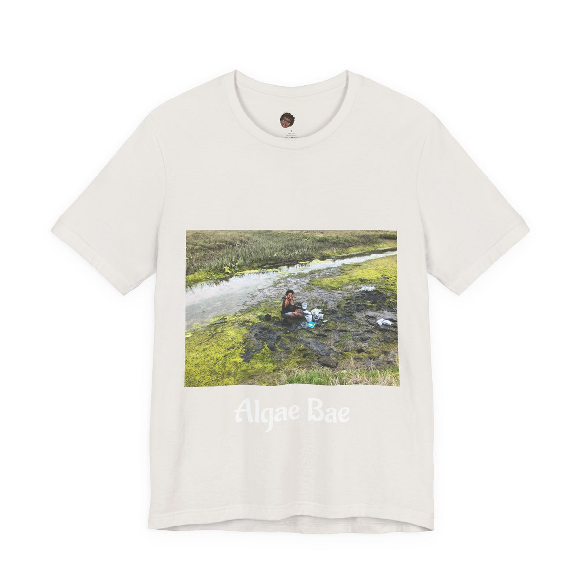 Dr. T Shirts: "Algae Bae" with Ulva (green algae)