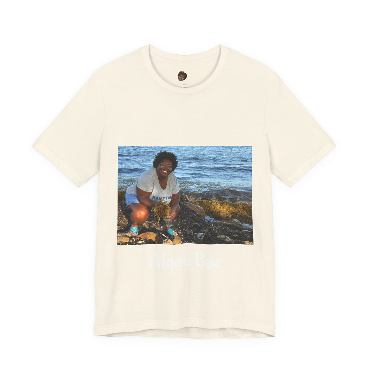 Dr. T Shirts: "Algae Bae" with Sargassum (brown algae)