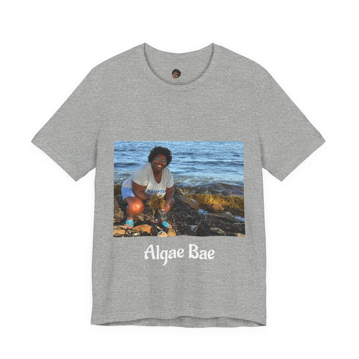 Dr. T Shirts: "Algae Bae" with Sargassum (brown algae)