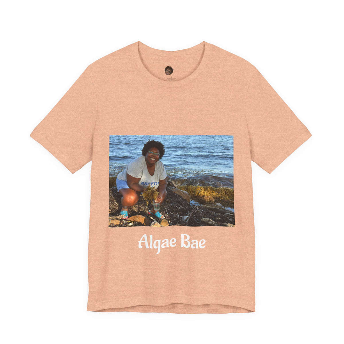 Dr. T Shirts: "Algae Bae" with Sargassum (brown algae)